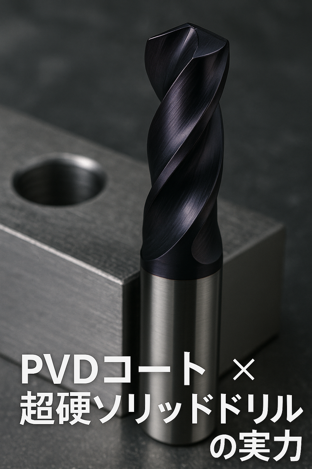 PVDコーティング超硬ソリッドドリルの実力｜耐摩耗性・高精度加工を実現する先端技術