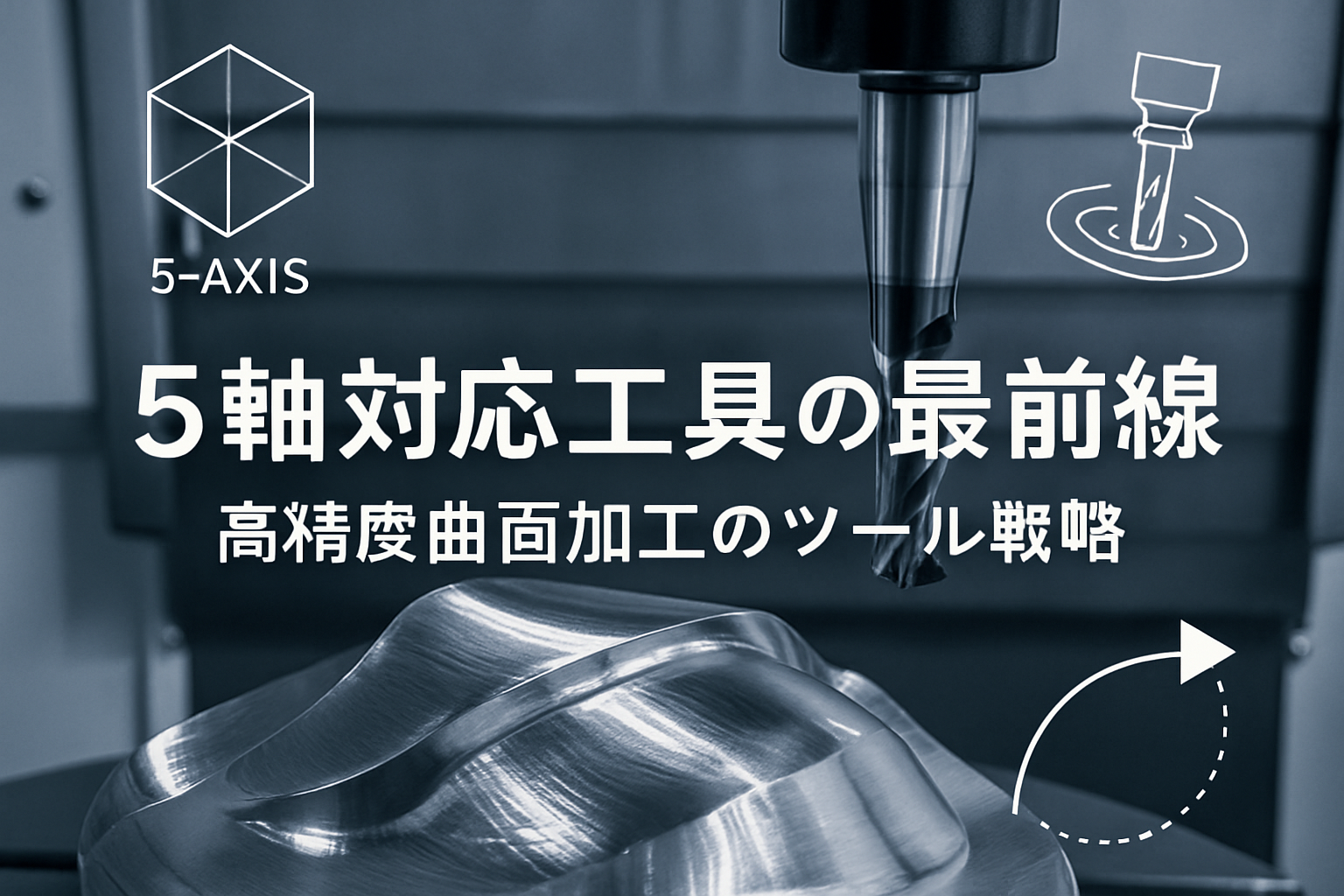 5軸対応工具の最前線 ── 高精度曲面加工のツール戦略