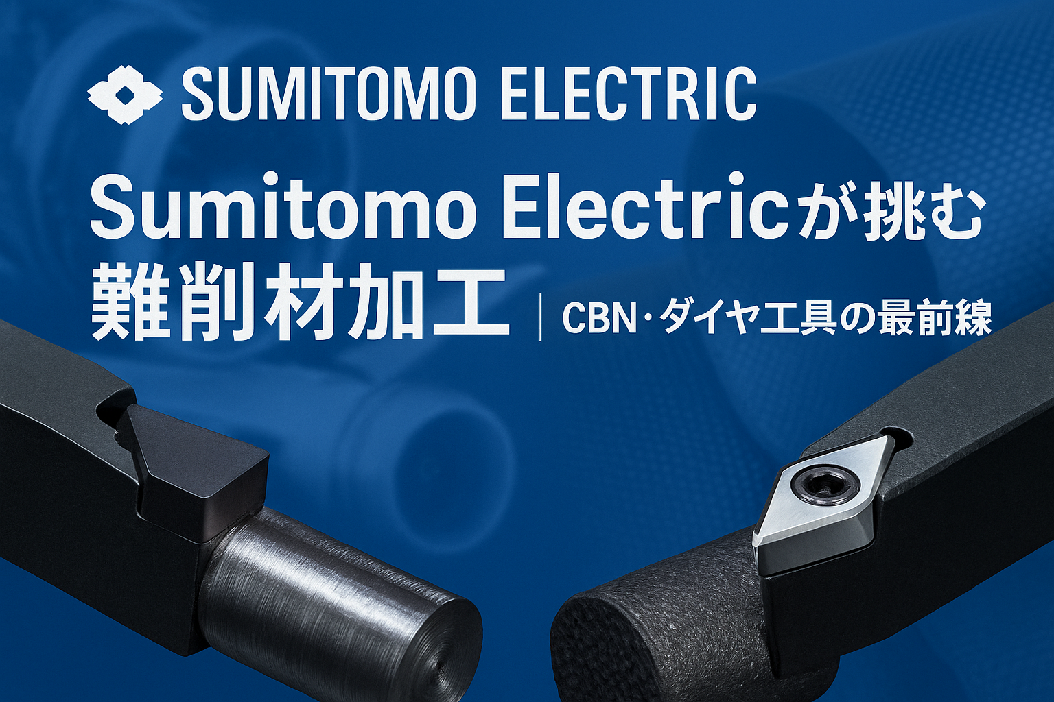 Sumitomo Electricが挑む難削材加工｜CBN・ダイヤ工具の最前線