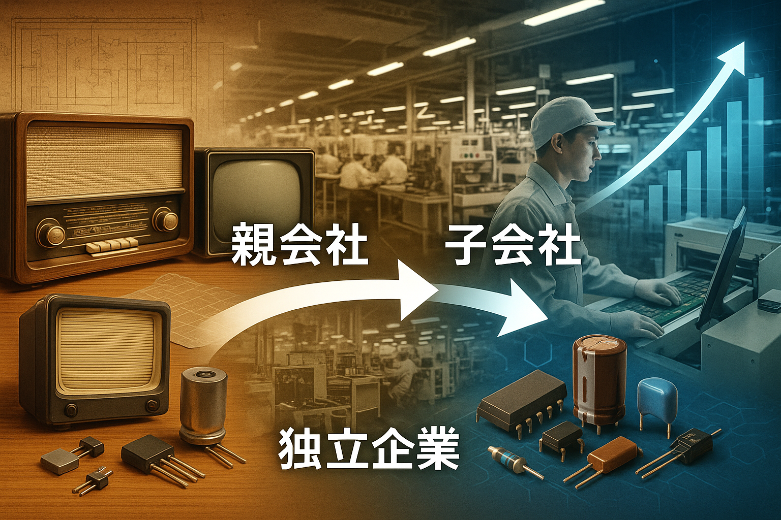 ルーツは親会社の製品開発｜日本の電子部品メーカーの出発点とは？