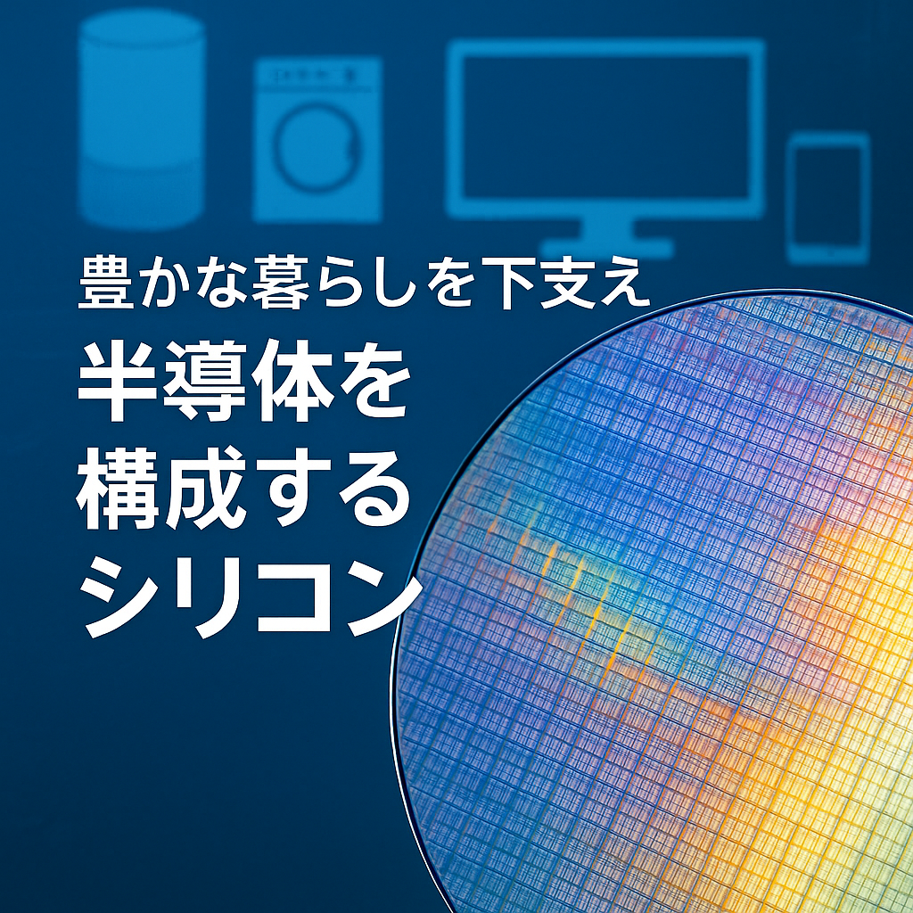豊かな暮らしを下支えする半導体｜その核心を担うシリコン
